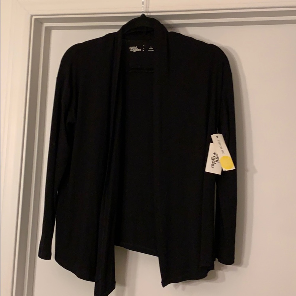 Black kids’ cardigan